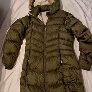 Mountain Hardwear Olive Puffer Jacket